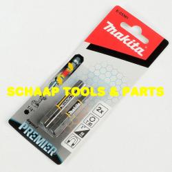 Bit - Slagschroefbit T30 x 50mm Impact Premier per 2 verpakt | E-03361